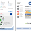 editable template, UAE Umm Al-Quwain Al Ain Distribution Co. Word and PDF utility bill template