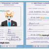 FREE editable template, Albania dog (animal, pet) passport PSD template, completely editable