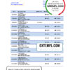 editable template, Burundi Finbank bank statement Excel and PDF template, fully editable (AutoSum)