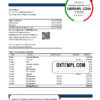 editable template, Cambodia ACLEDA bank statement Excel and PDF template (AutoSum)