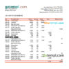 editable template, Cote d’Ivoire Attijariwafa bank statement Excel and PDF template