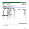 editable template, Ecuador Produbanco bank statement Excel and PDF template
