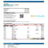 editable template, Equatorial Guinea BGFI Bank Statement Excel and PDF template
