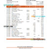 editable template, Eritrea Housing and Commerce bank statement Excel and PDF template