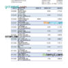 editable template, France Credit Mutuel bank statement Excel and PDF template
