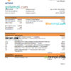 editable template, Gambia Access bank statement Excel and PDF template