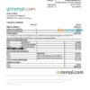 editable template, Germany Dekabank bank statement Excel and PDF template