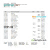 editable template, Greece Alpha Bank statement Excel and PDF template