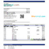 editable template, Greece Attica bank statement Excel and PDF template