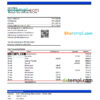 editable template, India Indian Overseas Bank statement Excel and PDF template