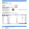 editable template, Iran Bank Sederat Iran statement Excel and PDF template