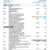 editable template, Ireland Bank of Ireland bank statement Excel and PDF template