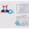 FREE editable template, Moldova cat (animal, pet) passport PSD template, fully editable