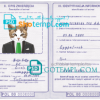 FREE editable template, Poland cat (animal, pet) passport PSD template, fully editable
