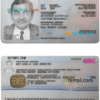 editable template, Greece residence permit card PSD template, fully editable