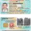 editable template, Vietnam ID card PSD template, completely editable