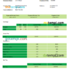 editable template, USA insurance company employee sheet template in Word and PDF format