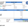 editable template, USA retail company employee sheet template in Word and PDF format, version 2