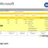 editable template, USA technologies company employee sheet template in Word and PDF format