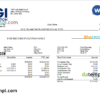editable template, USA energy company employee sheet template in Word and PDF format