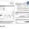 editable template, Australia Citibank bank statement Word and PDF template, 6 pages