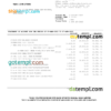 editable template, Bangladesh Dutch-Bangla bank statement Word and PDF template