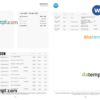 editable template, Bulgaria iCard statement, Word and PDF template, 2 pages