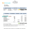 editable template, Canada Money Mentors (MM) bank statement Word and PDF template