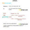 editable template, Canada Ontario Omega Contractors Inc. water utility bill shutoff notice, Word and PDF template