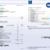 editable template, France La Banque Postale bank statement Word and PDF template, 3 pages