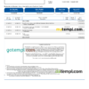 editable template, Indonesia BRIsyariah bank e-Statement, Word and PDF template