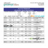 editable template, Israel Leumi bank statement Excel and PDF template