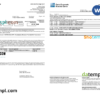 editable template, Italy American Express Amex bank card statement Word and PDF template, 3 pages