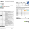 editable template, Italy Banco BPM bank statement Word and PDF template, 8 pages