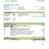 editable template, Italy Intesa Sanpaolo bank statement Excel and PDF template