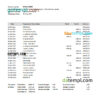 editable template, Jordan Cairo Amman bank statement Excel and PDF template