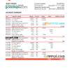 editable template, Kazakhstan Kaspi bank statement Excel and PDF template