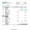 editable template, Kenya ABC bank statement Excel and PDF template