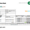 editable template, Kyrgyzstan Optima bank statement Excel and PDF template