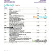 editable template, Lebanon Byblos bank statement Excel and PDF template
