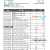 editable template, Luxembourg Fortuna Banque bank statement Excel and PDF template