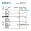 editable template, Madagascar Bank of Africa bank statement Excel and PDF template