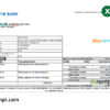 editable template, Malaysia Affin Bank statement Excel and PDF template