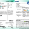editable template, Malaysia Maxis bank statement, Word and PDF template, 5 pages