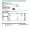 editable template, Mexico Inbursa bank statement Excel and PDF template, version 2