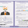 FREE editable template, Monaco dog (animal, pet) passport PSD template, fully editable