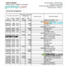 editable template, Montenegro Hipotekarna bank statement Excel and PDF template