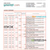 editable template, Morocco Attijariwafa bank statement Excel and PDF template