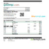 editable template, New Zealand Kiwibank bank statement Excel and PDF template