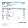 editable template, Nicaragua BAC Credomatic bank statement Excel and PDF template